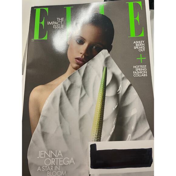 ELLE Magazine April 2023 JENNA ORTEGA ASHLEY BIDEN Impact Fashion Celebrity - Picture 1 of 1
